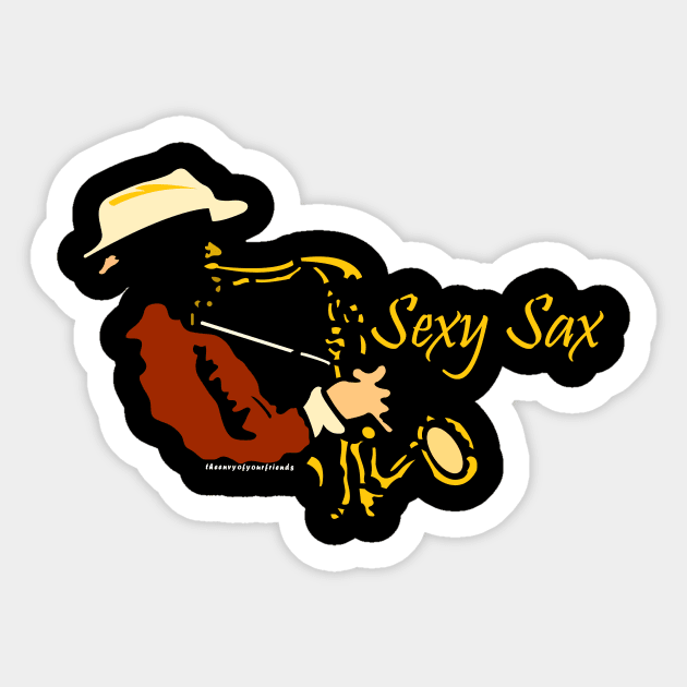 Sexy Sax Sticker by theenvyofyourfriends